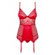 LOVICA guêpière rouge et string OBSESSIVE