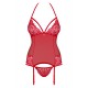 838 COR 3 guêpière rouge et string OBSESSIVE