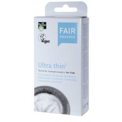 Préservatifs Ultra thin2 10pc FAIRSQUARED